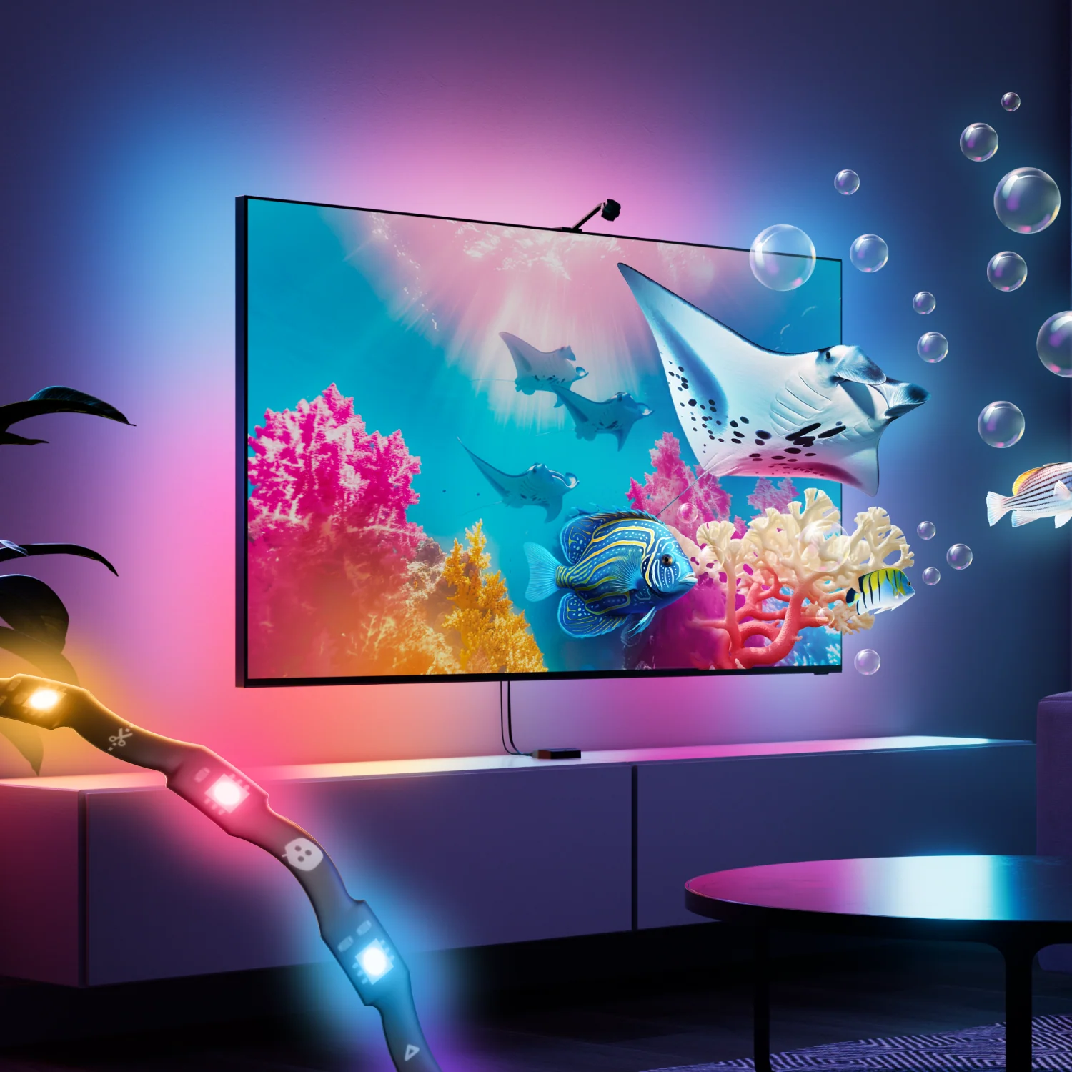 Nanoleaf 4D V2 Screen Mirror Camera + Lightstrip Kit (TVs Up to 65″)