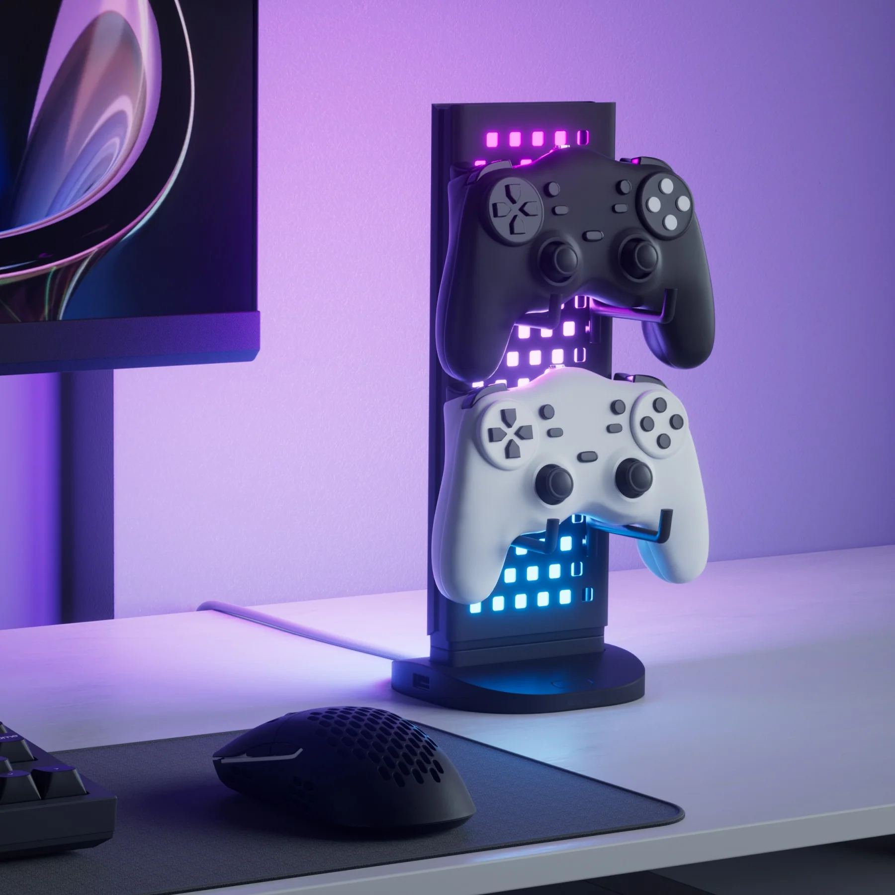 Pegboard Desk Dock (Black) - Image 3